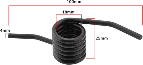 The Lord of the Tools 2pcs Hydraulic Jack Jandle Spring Torque Spring Jack Accessories Suitable for 3-4 Ton Hydraulic Jacks and Horizontal Jacks B...