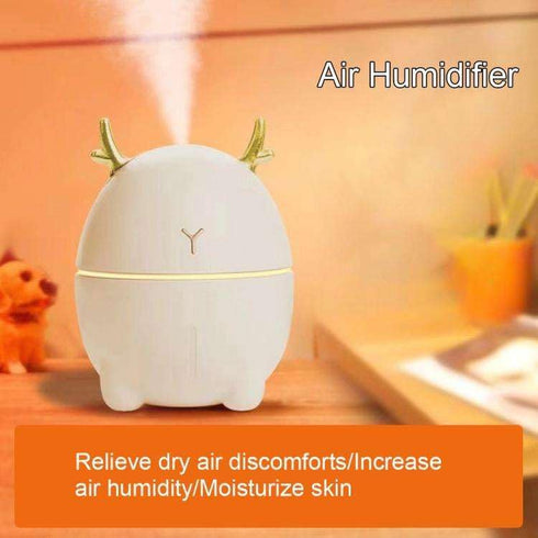 Adorable Humidifiers for Bedroom and Baby Nursery, 6oz cool mist humidifier for Kid's Room, aromatherapy diffuser, Portable Mini Humidifier, baby ...