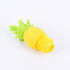 4Pcs Wine Stoppers for Wine Bottles - Pineapple Wine Stopper Wine Bottle Caps Reusable Wine Bottle Stopper Silicone Wine Stopper - Pineapple Bottl...