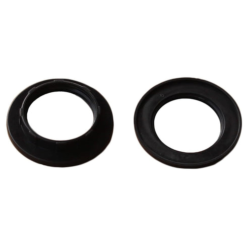 4 Pcs Medium Base Threaded Rings & 1pcs Black Shade Ring Removal Tool for E26 Base Sockets with Diameter of 1-1/2" (Black,Inner 38mm)...