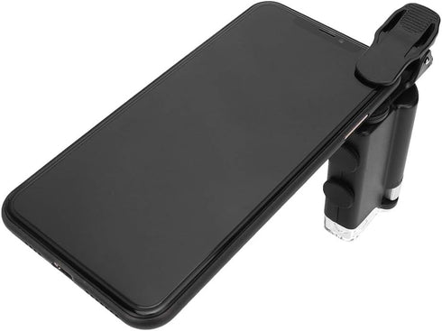 Oumefar 60-100X Magnification Camera Portable Clip Microscope Magnifier Loupe LED Clip Loupe Microscope Mini Portable Clip Microscope Magnifier Lo...