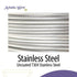 Artistic Wire 24 Gauge Stainless Steel Craft Jewelry Wrapping Wire Wire, 20 yd...