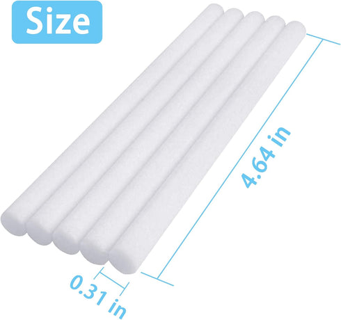 24PCS Humidifier Filters Sticks 4.64'' Replacements Cotton Stick Small Humidifier Filter Stick for INVODA Mini Cool Mist Humidifiers (24 PCS+Trans...