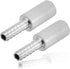 JoyTube Stainless Steel Aeration Stone, 0.5 Micron Diffusion Stone with 1/4" Hose Barb, Stainless Steel Aeration Oxygenation Stone Carbonating Sto...