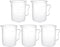 uxcell Measuring Cup 300ml PP Plastic Graduated Beaker Transparent with Handle for Lab Kitchen liquids 5pcs...