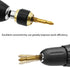 2 Pcs Self-Locking Drill Bit Holder 60mm Length Extension Rod Screwdriver 1/4 Inch Hex Shank Quick Release Chuck Adapter Connector Power Drill Too...