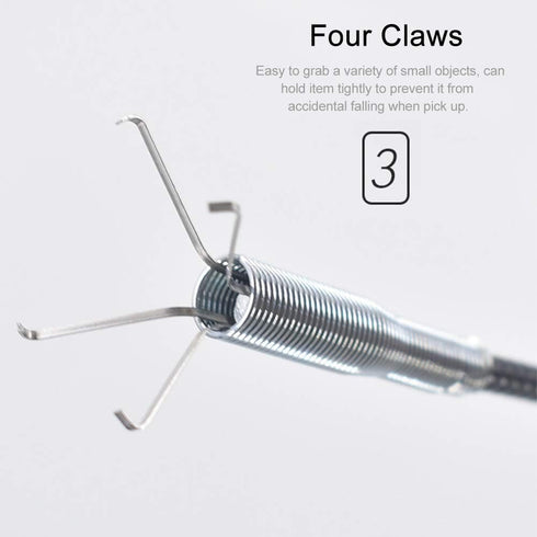 EKDJKK Plumbing Grabber, Sink Grabber, Flexible Grabber Claw Pick Up Reacher Tool with 4 Claws, Bendable Hose Pickup Reaching Tool for Litter Pick...