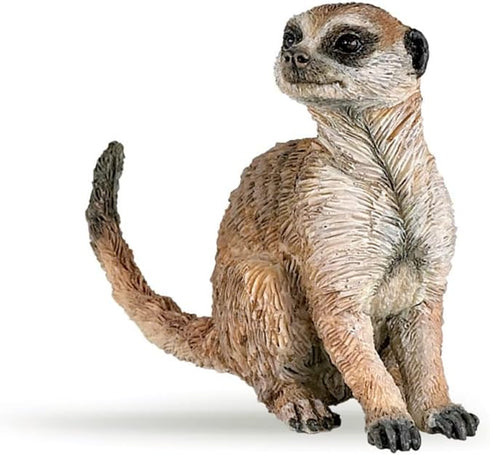 Papo -Hand-Painted - Figurine -Wild Animal Kingdom - Sitting Meerkat -50207 -Collectible - for Children - Suitable for Boys and Girls- from 3 Year...