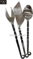 NauticalMart Medieval Feasting Set 3 Pieces Cutlery Knife, Fork, Spoon with leather Case...