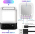 Bluetooth Speaker, Alarm Clock Bluetooth Speaker Multi-Color Changing Bedside Lamp, MP3 Player, Wireless Speaker with Lights, TF Micro SD Card Slo...