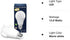 Torkase Outdoor Dusk to Dawn Light Bulbs- No Timer Required, 12W(100W Equivalent), 3000K Warm White, E26 A19 Automatic Sensor LED Bulbs, Built-in ...