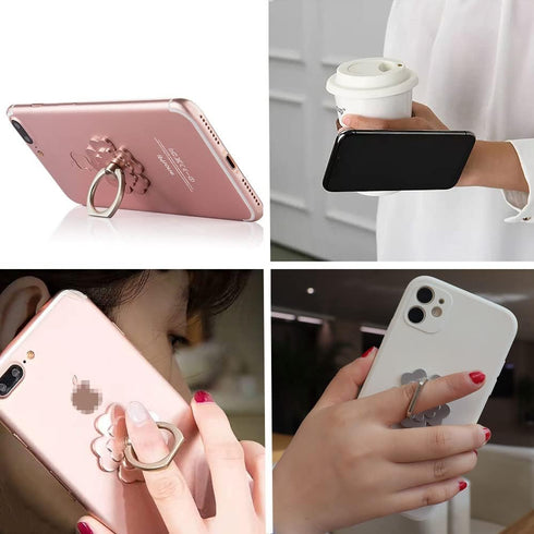Phone Ring Stand Holder, 360 Degree Rotation Lovely Flower Phone Ring Holder Finger Grip Compatible with Various Mobile Phones,Tablet and Phone Ca...