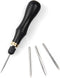 OWDEN Professional Leather Tool,4 in 1 awl Tool Set for leathercraft...