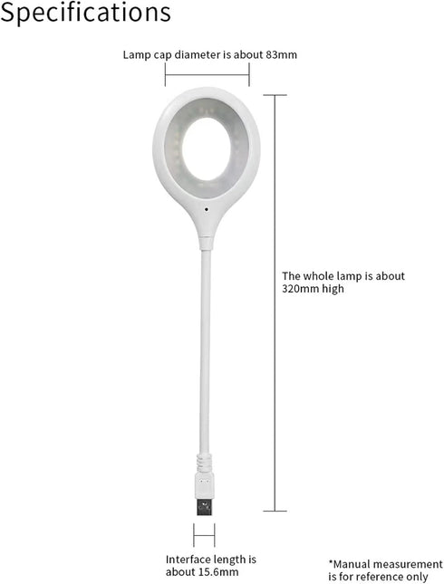 Voice Control Bedside Light, USB Intelligent Voice Control Night Light, Portable LED Light, Intelligent Voice Small Desk Light, Home Study Bedside...