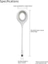 Voice Control Bedside Light, USB Intelligent Voice Control Night Light, Portable LED Light, Intelligent Voice Small Desk Light, Home Study Bedside...