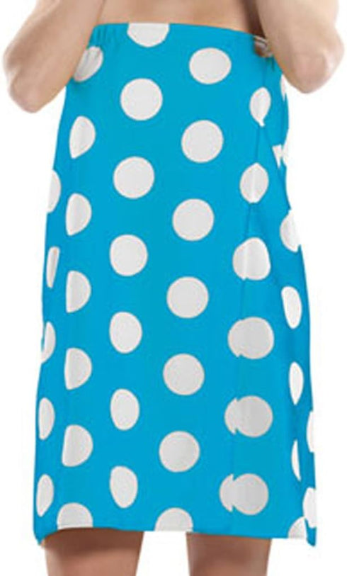 Terry Women Bath Wrap Towel Cotton Cover Up - One Size, Aqua...