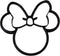 THEMED MAGICAL MOUSE WITH BOW HEAD FACE CARTOON CHARACTER COOKIE CUTTER MADE IN USA PR530S...