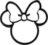THEMED MAGICAL MOUSE WITH BOW HEAD FACE CARTOON CHARACTER COOKIE CUTTER MADE IN USA PR530S...