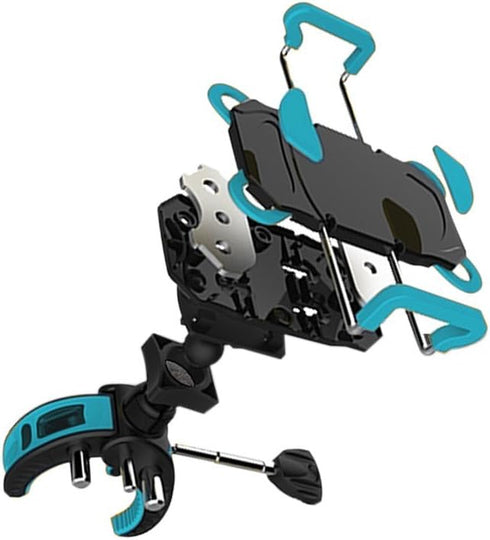 Bike Mount, Bike Phone Mount Motorcycle Baby Carriage Bicycle Cell Phone Holder Cradle with Rubber Strap 360 Degree Rotate for iPhone X,8,7 6s Plu...