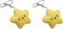 2 Pcs Yellow Plush Star Car Keychain Backpack Accessories Doll Pendant Heart Healing in Addition to Serving as a Keychain Women's Keyrings and Key...