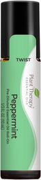 Plant Therapy Peppermint Essential Oil 100% Pure, Pre-Diluted Roll-On, Natural Aromatherapy, Therapeutic Grade 10 mL (1/3 oz)...