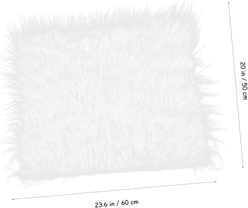 Amosfun Baby Rug Newborn Blankets for Baby Girls boy Baby Clothes White Newborn Outfit Photography Blanket Props Baby Ripple wrap Photography mat ...