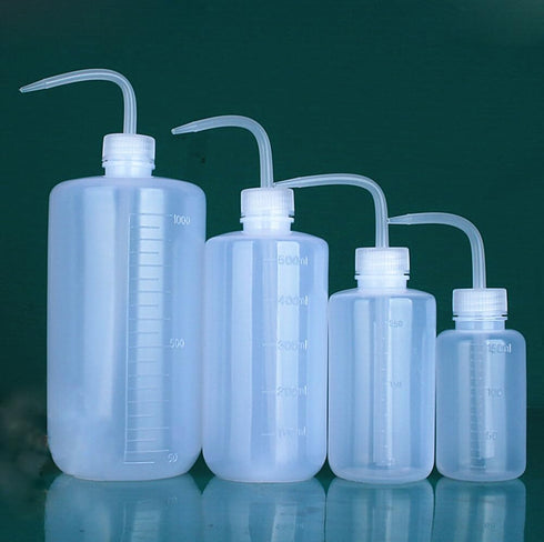2Pcs 1000ml/34oz Plastic Wash Bottle Tatoo Squeeze Wash Bottles with Narrow Mouth Tattoo Wash Bottle Watering Tool for Lab Industry Tattoo Supplie...