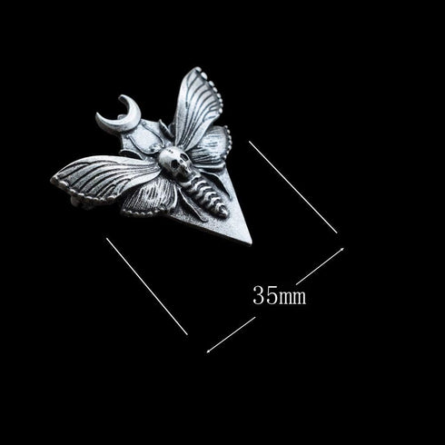 Death's Head Hawkmoth Moth Brooch Death's-Head Hawkmoth Gothic Halloween brooches Jewelry...