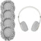 Linkidea Fabric Ear Covers, Washable, Sweatproof Protectors for Headphones, Ideal for Gym & Gaming, 2 Pairs (Size S, Light Grey)...