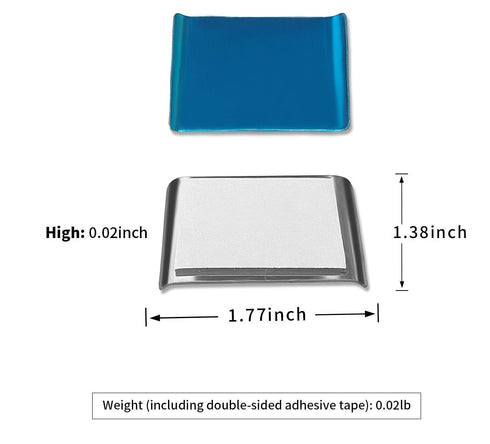 Under Cabinet Lights Magnetic stickys 4PCS - Replacement Magnetic Strips with Adhesive Backing for Under Cabinet Lighting, LMS02-2...