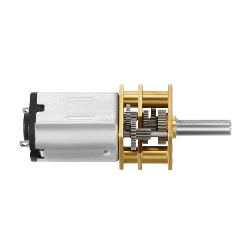 uxcell Micro Speed Reduction Motor DC 6V 50RPM with Full Metal Gearbox 0.18A Electric Gear Box Motor with 2 Terminals for DIY RC...