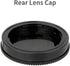 2 Pack Rear Lens Cap and Camera Body Cap Cover Kit for Sony A77II A77 A99II A99 A58 A57 A65 A55 A37 A35 A33 A900 A850 A700 A580 A560 A550 A500 A M...