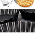 IELEK 12 Inch Non-Stick Tart Quiche Flan Pan Molds Round Removable Loose Bottom Fluted Heavy Duty Pie Pizza Pan...