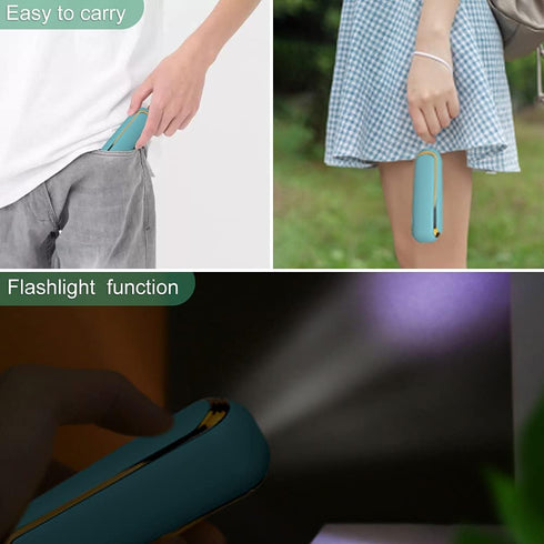 ideapro Mini Portable Fan Pocket Handheld Fan, 2000 mAh USB Rechargeable Personal Fan, Batteries Operated Mini Travel Fan with 3 Speeds Power Bank...