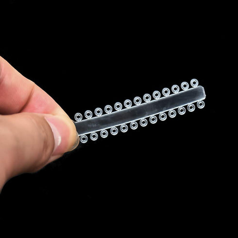 Angzhili Transparent Dental Orthodontic Ligature Ties for Braces Rubber Bands Braces O Rings for Bracket 1040 Pcs...