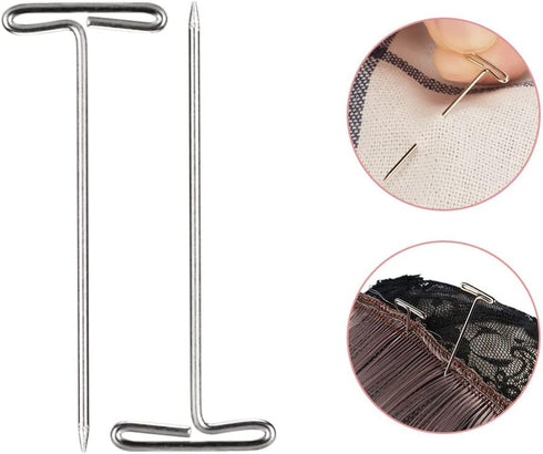T-Pins 100 Pack - 1.5 inch Multi-Use T-Pins for Knitting, Wigs, Sewing & Office Wall...