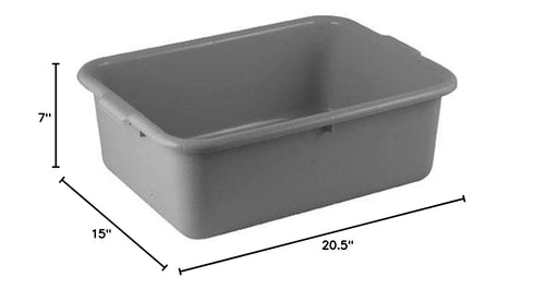 Update International BB-7G, 15-inch x 20 1/2-inch Tote Box, Gray78551...