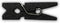 LWR CRAFTS Wooden Mini Clothespins 100 Per Pack 1" 2.5cm (Black)...