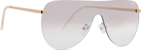 NYS Collection Flat Top Shield Metal Aviator Sunglasses for Men Women 100% UV400 Protection...