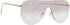 NYS Collection Flat Top Shield Metal Aviator Sunglasses for Men Women 100% UV400 Protection...