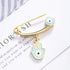 MANVEN Hamsa Evil Eye Stroller Pin Lucky Protection Clothes Brooch Diaper Bag Pin Birthday Gift...