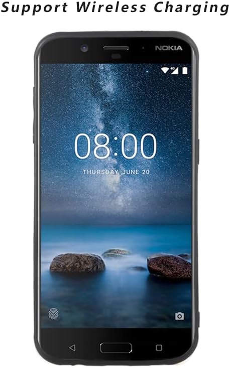 ELISORLI Compatible with Nokia 8.3 5G Nokia 8V G5 UW case Rugged Thin Slim Cell Accessories Anti-Slip Fit Rubber TPU Mobile Phone Full Body Silico...