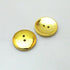 Chenkou Craft Gold Round Plastic Buttons 2 Holes Sewing Craft 25mm 30pcs...