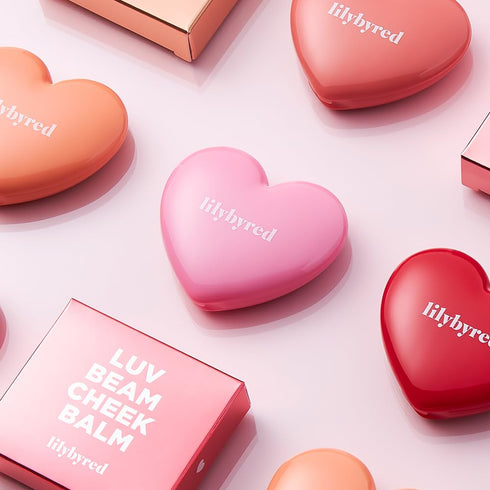 LUV BEAM Cheek Balm | Soft Color, Glowy Finish, Creamy Texture | Natural-Looking Flush | Korean Beauty (06.Peach)...