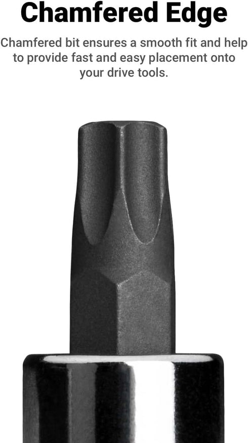 Capri Tools 3-0224 T20 Star Bit Socket, 1/4-Inch Drive...