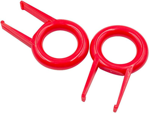 Granvela Pack 2 Keycap and Key Remover Red Plastic Keycap and Key Puller for Mechanical Keyboard...