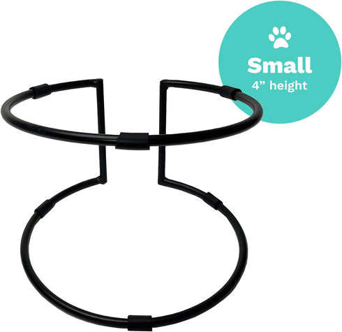 Enhanced Pet Bowl Stand - New Anti-Skid Feature - Dog and Cat Bowl Stand Exclusively for Use with The Corresponing Size Enhanced Pet Bowl (Small)...