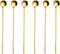 Gold 6PCS Stainless Steel Long Handle 9.45-Inch Iced Tea & Coffee Spoons...