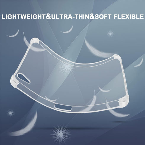 Clear Case for iPad Mini 7 A17 Pro/Mini 6 with Pencil Holder, Supports 2nd Gen Apple Pencil Charging, Ultra Slim, Lightweight, Soft TPU Back Cover...