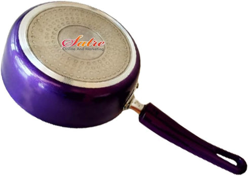 Mini Induction Base Aluminium Sauce Pan, Non Stick, Milk Pan, Tea Pan - Puple...